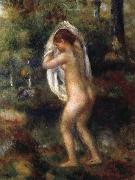 Pierre Renoir Young Girl Undressing France oil painting artist